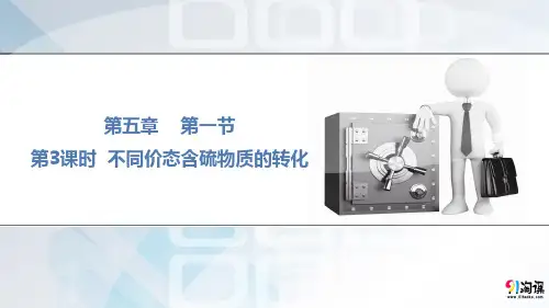 课件1：5.1.3 不同价态含硫物质的转化