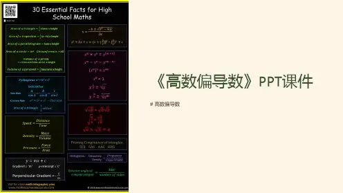 《高数偏导数》课件