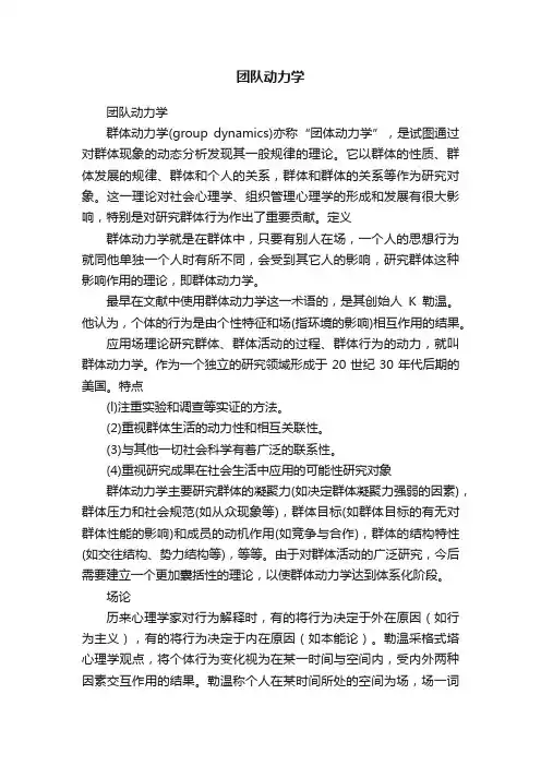 团队动力学