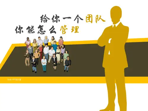 如何做好团队管理(PPT 53张)