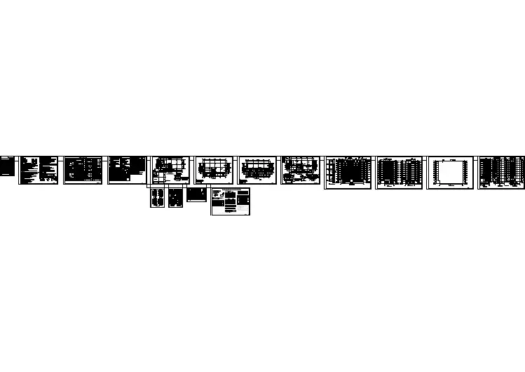 广东某地9层框架结构综合楼建筑设计方案图纸