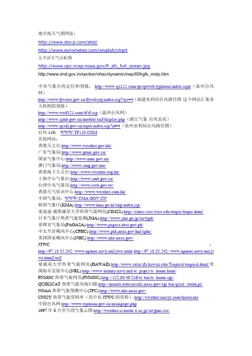 天气网站