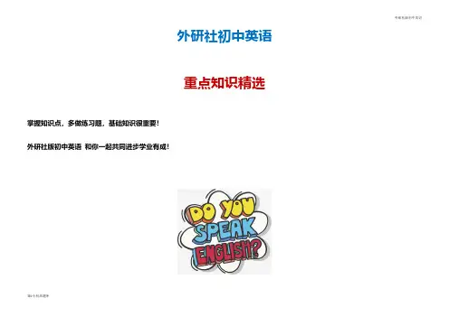 外研社初中英语九年级上册 Module 10 Unit 2 教学案(第2课时)