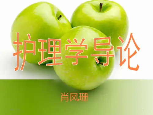 护理学导论第一章护理学的发展及基本概念ppt课件