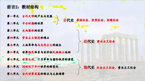 第1课文明的产生与早期发展课件共44张PPT