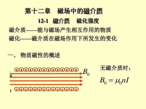中南大学大物课件第12章磁场中磁介质