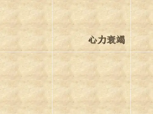 心力衰竭【】ppt课件