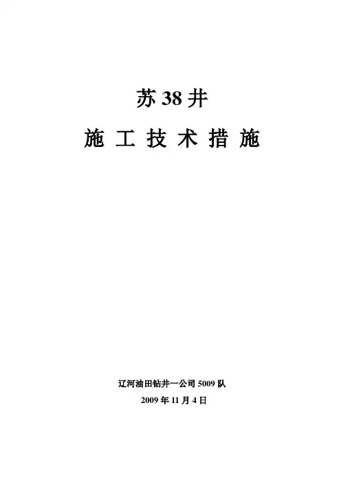 苏井施工技术措施