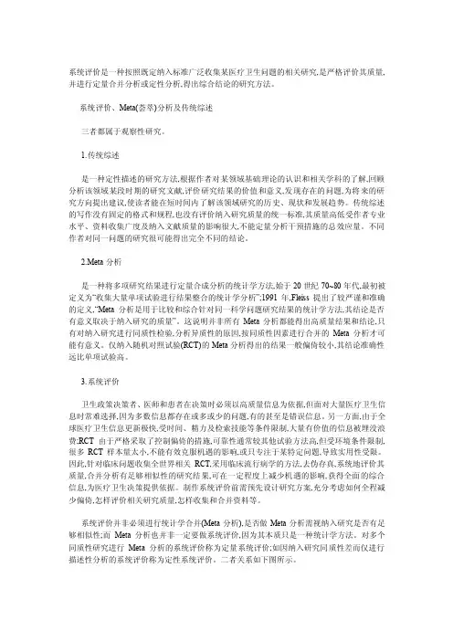 系统评价——精选推荐