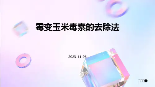 霉变玉米毒素的去除法