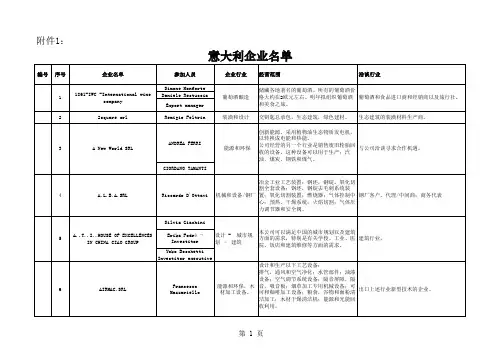 意大利企业名单