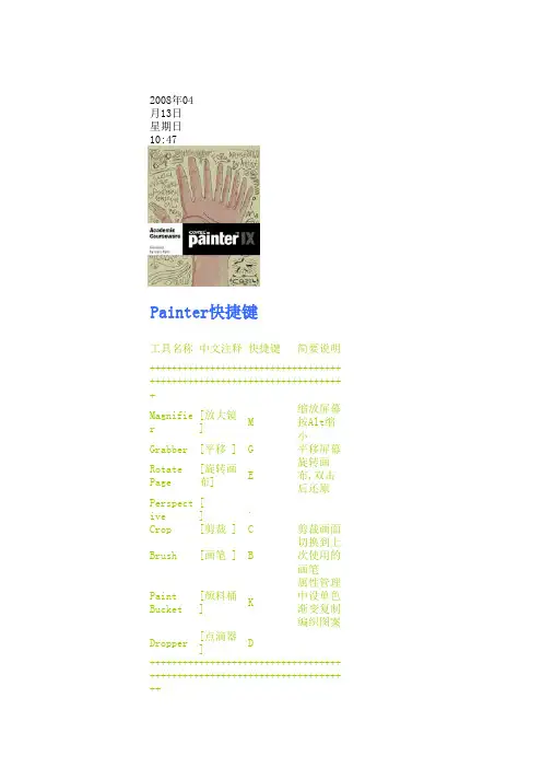 PT常用快捷键与技巧