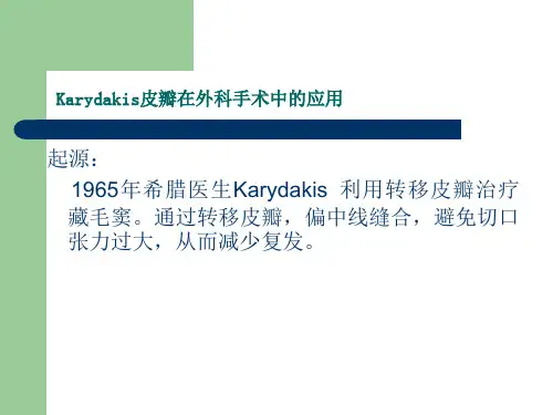 Karydakis皮瓣在外科手术中的应用