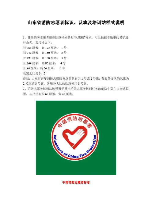 山东省消防志愿者标识