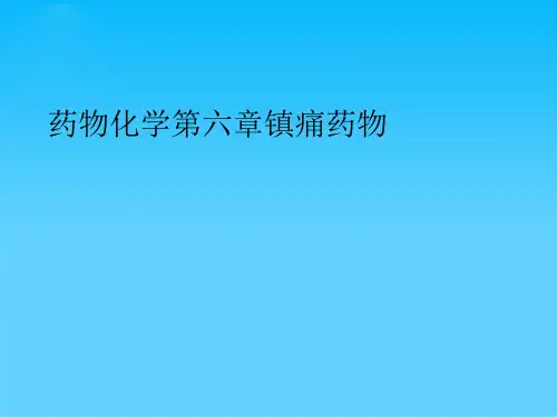 药物化学第六章镇痛药物