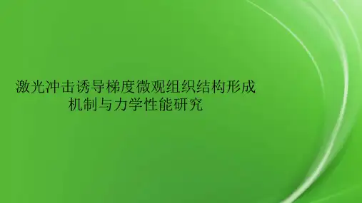 激光冲击诱导梯度微观组织结构形成机制与力学性能研究