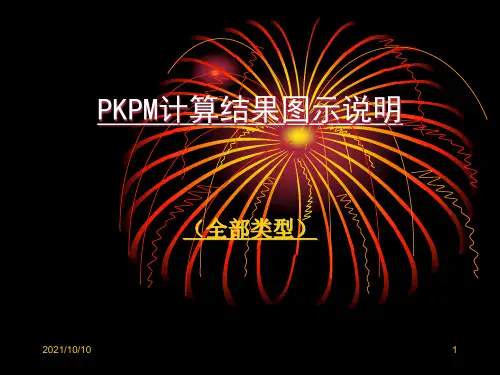 PKPM计算结果图示说明