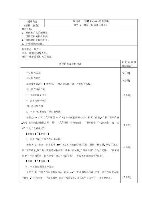SPSS数据处理与分析教案-数据推断
