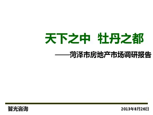 山东省菏泽市房地产市场调研报告