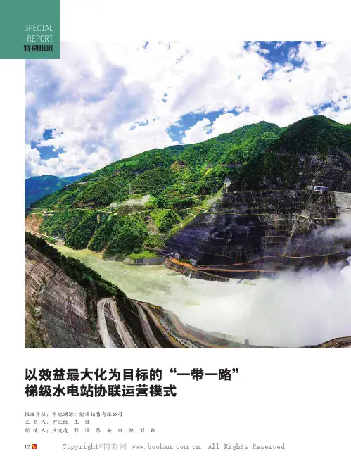 以效益最大化为目标的“一带一路”梯级水电站协联运营模式
