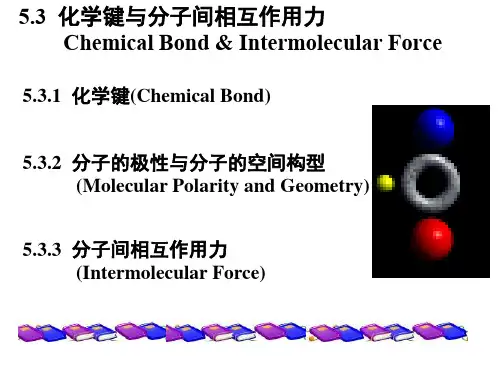 化学键与分子间作用力