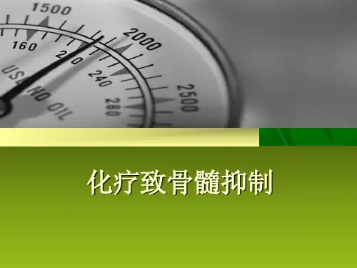 骨髓抑制PPT课件