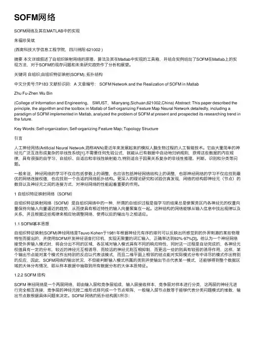 SOFM网络
