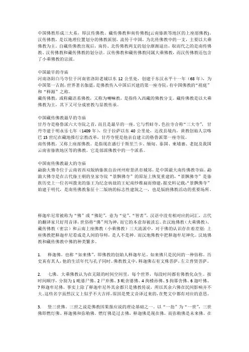 佛教体系