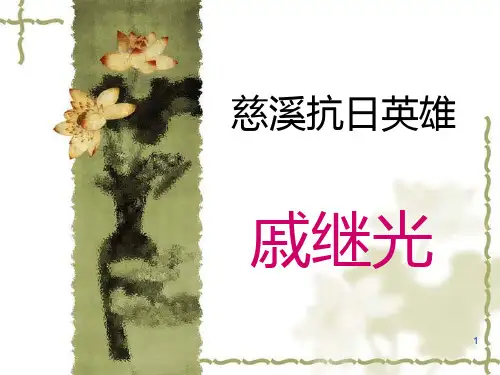 家乡的抗日英雄 PPT课件
