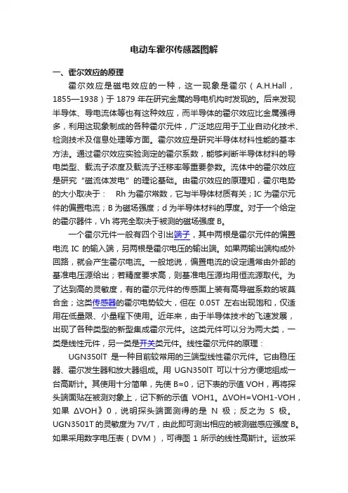 电动车霍尔传感器图解