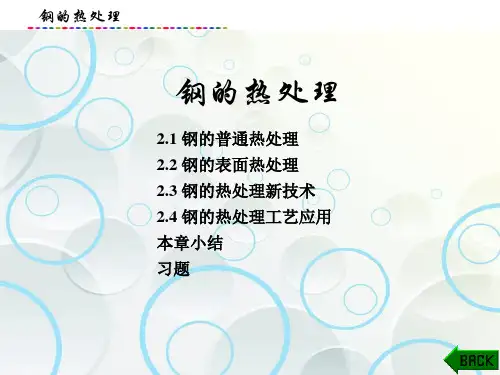 机械制造技术课件：钢的热处理