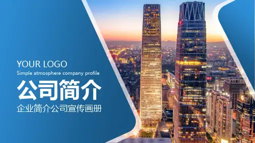 企业简介公司宣传画册1