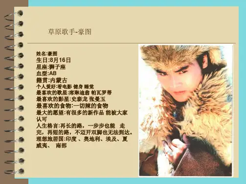 歌手豪图(分析“豪图”文档)共10张PPT
