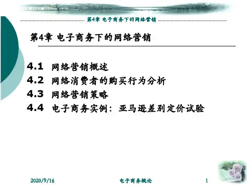 第4章 电子商务下的网络营销PPT课件