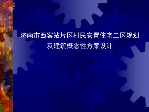 济南市西客站片区概念性规划