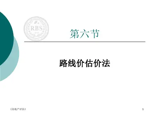 第六节路线价法