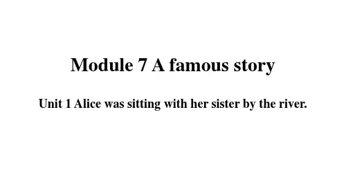 Module7Unit1Alicewassittingwithhersisterbytheriver
