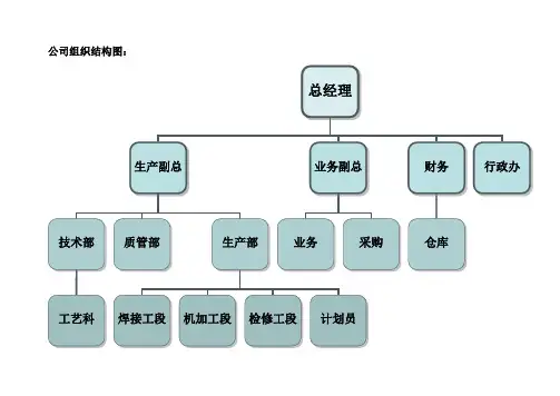 公司组织结构图