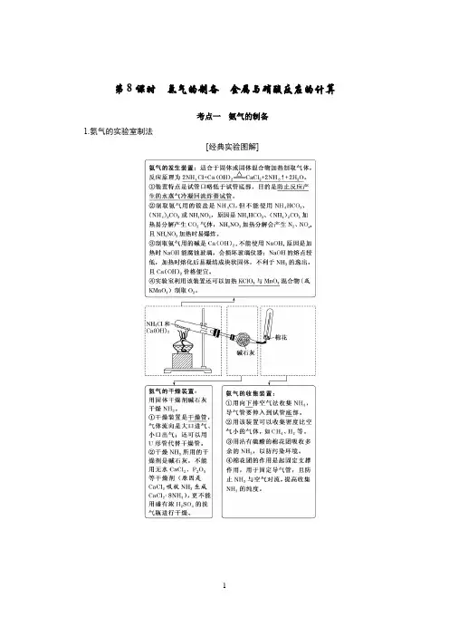 高中化学知识点总结( 第四章 非金属及其化合物)(二)