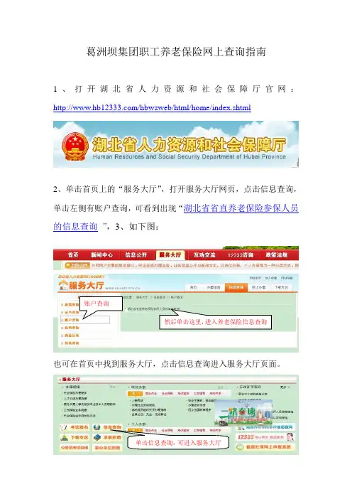 养老保险网上查询指南