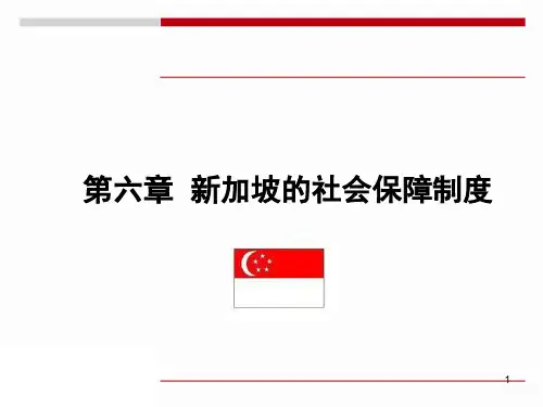第六章：新加坡的社会保障制度