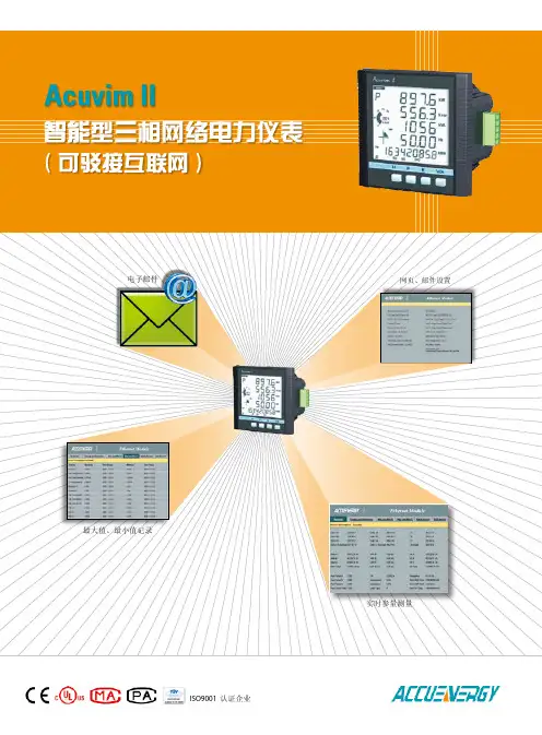 Acuvim Ⅱ 智能型三相网络电力仪表 说明书