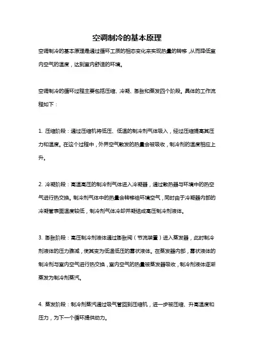 空调制冷的基本原理