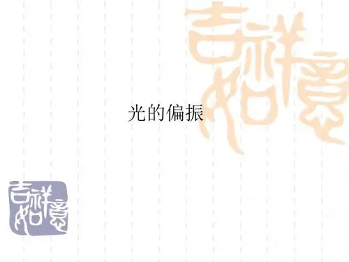高中物理 第二十一章 光的波动性