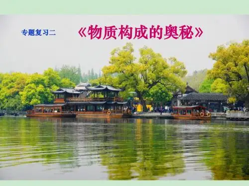 专题复习二：物质构成的奥秘课件.ppt