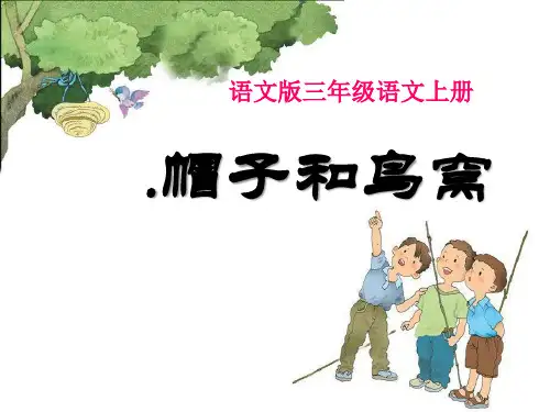 《帽子和鸟窝》PPT课件(上课用)2
