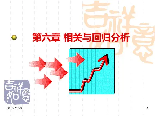 管理统计学第6章相关与回归PPT课件