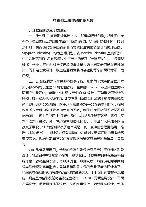SI连锁品牌终端形象系统