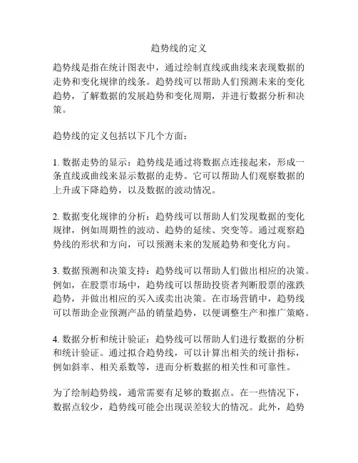 趋势线的定义
