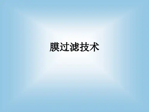 膜过滤技术